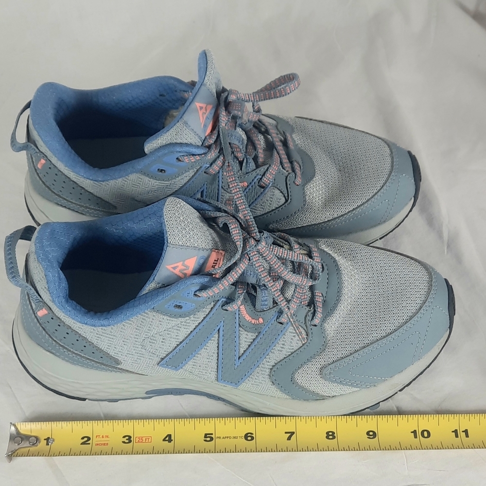 New Balance Women's 410 V7 Trail Running Shoes Size 9.5 WT410LG7 Blue Gray - Picture 12 of 12